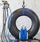 Hot vulcanisation repairs for truck tyre sidewalls
